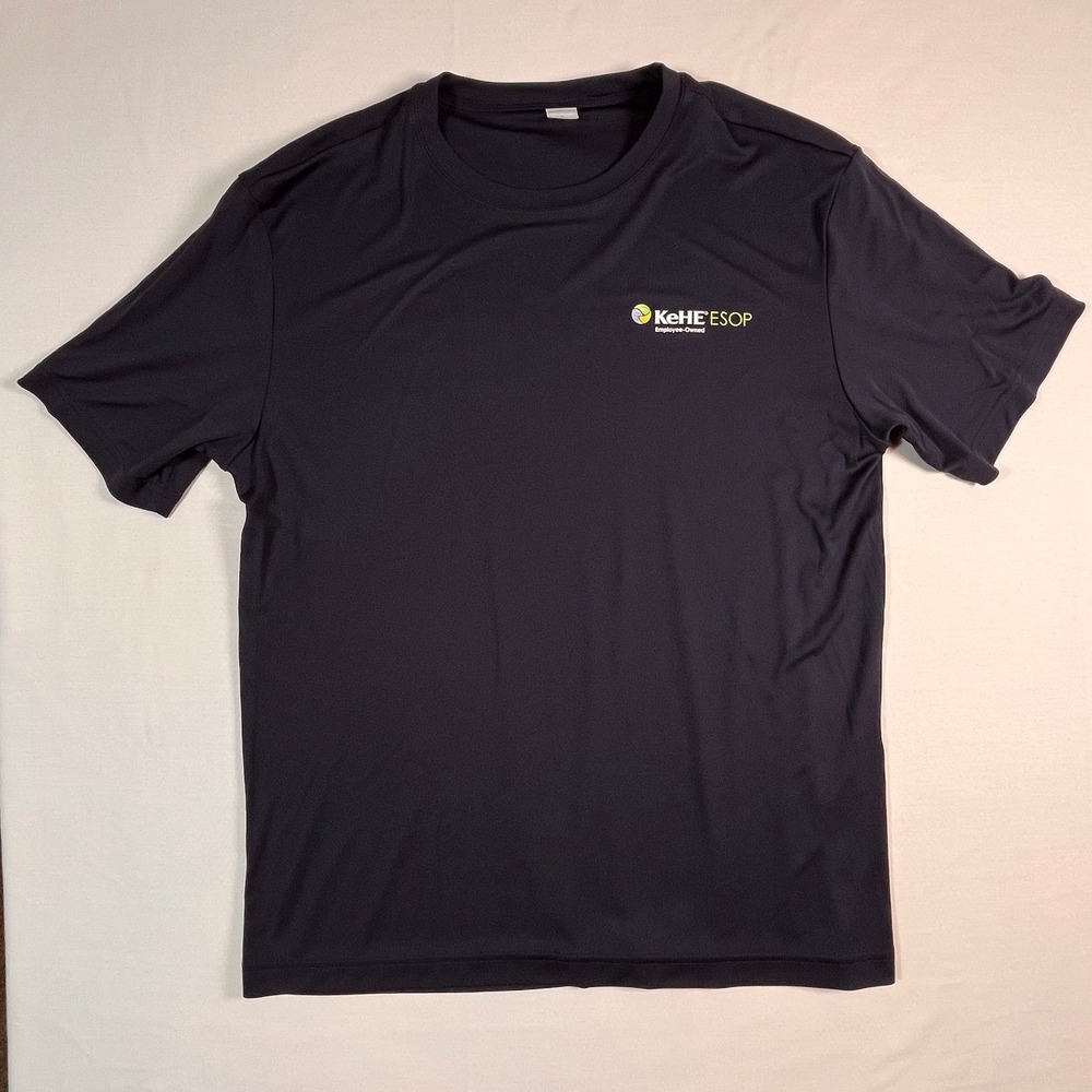Sport-Tek Mens Navy Blue KeHE ESOP Employee Owner Performance T-Shirt Large